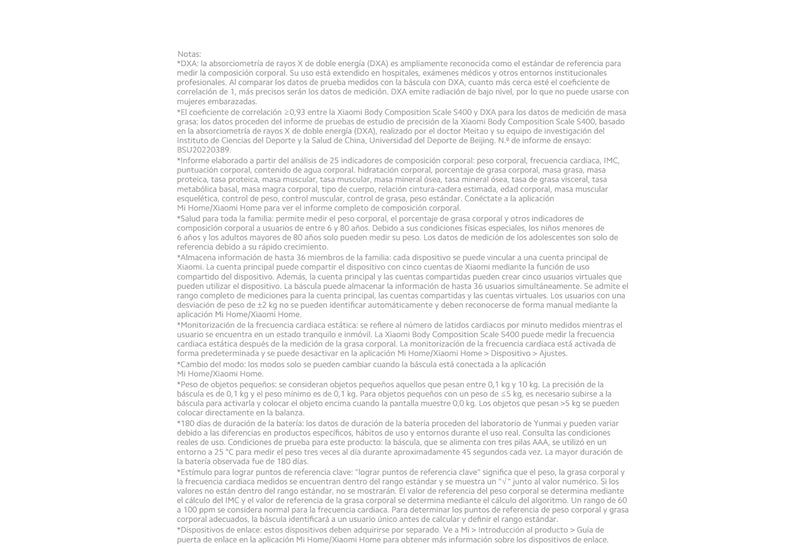 Báscula oficial Xiaomi Body Composition Scale S400, 25 indicadores de salud, medición de impedancia bioeléctrica de doble frecuencia