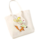 Cartoon Earth Space Little Prince Shopping Bag Women Pattern Handbag Casual Large Top-handle Bags for Women