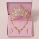 Bride Crown 3-piece Set of Artificial Crystal Sweet Birthday