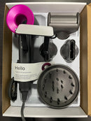 Secador de pelo Ion sin hojas Super Ionic 5 en 1 con difusor, secador de pelo profesional con ionización, secador eléctrico de aire caliente.