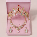 Bride Crown 3-piece Set of Artificial Crystal Sweet Birthday