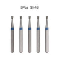 5Pcs/Bag Dental Diamond Burs Drill FG 1.6mm Bur For High Speed Handpiece Denspay Dental Bur Polishing Whitening Lab Material