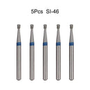 5Pcs/Bag Dental Diamond Burs Drill FG 1.6mm Bur For High Speed Handpiece Denspay Dental Bur Polishing Whitening Lab Material