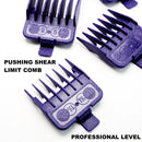 Professional electric hair clipper comb 10PC Purple Limit Comb Suitable for M10, R77F, 2020C, KULILANG, WMARK, BRCILIP Barbers ﻿