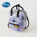 Disney Mickey Mouse Cartoon Fashion Backpack Women's Minnie Canvas School Bag Fashion Large Capacity Backpack Girls Mochila