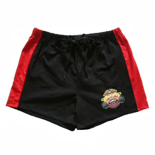 Running shorts men's solid color sportswear fitness and bodybuilding gym training beach leisure comfortable affordable shorts