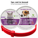 Pet Calming Collar for Cats Effective Relief Reduce Anxiety Stress Pheromones Relaxing Breakaway Collar for Kittens Puppies Dogs