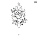 1Sheet Waterproof Temporary Tattoo Sticker 3D Butterfly Theme Fake Tattoo for Women Body Leg Arm Art