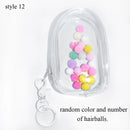 Jewelry Organizer Transparent Storage Box Pouch Mystery Box Keychain Bag Storage Case Thicken Wallet Cute Doll Bag Organization