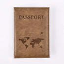Airplane Passport Cover  Women Men Travel Passport Case Leather Pink Cute Passport Wallet Purse Girl PassportHolder