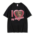 I Love My Boyfriend Leon S Kennedy Graphic T-shirt Women's Harajuku Cool Fashion T-shirt Women's Extra Large T-shirt