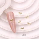 TSZS 10pcs Luxury Kawaii Bow Nail Art Charms 3D Japanese Alloy Bow Tie Jewelry Nail Rhinestone Decoration DIY Access