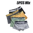 5Pcs Mens Underwear Male Boxers Sexy Underpants Comfortable Breathable Fashion Boys Panties Underwear Boxershorts Men