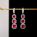 2024 New Bride Engagement Wedding Jewelry Elegant Shiny Mosan Diamond Beautiful Gift Milan Girl Fashion Pendant Earrings