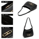 Fashion Classic Women's New Shoulder Bag Solid Color Retro Style Party Date Women's Shoulder Bag