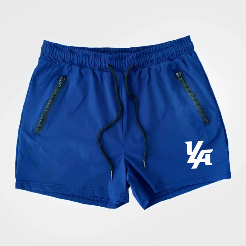 Sports  Quick Drying Stretch Breathable Shorts Summer Outdoor Fitness Mid-waist Male Adult No Lining Three Minute Shorts