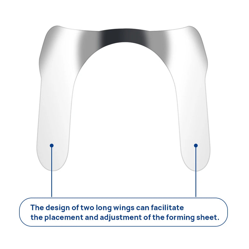 30Pcs/Box Dental Matrix Contoured Anterior Metal Matrix Bands Sectional Matrix System Matrices Dentistry Materials