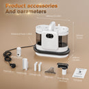 C988 1650W  Hot and Steam Clean Machine Vacuum Cleaner Spray 13KPA Touch Screen 4 cleaning mode Smart Voice Handheld Carpet Clea