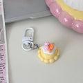 Fashion Cute Cake Pendant Keychain Ins Fun Bag Accessories Three-dimensional Creative Party Gift Jewelry Handbag