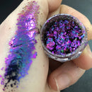 1Jar Aurora Chameleon Snowflake Ultra-Thin Iridescent Nail Sequins Holographic Opal EyeShadow Ice Glitter Nail Chameleon Flakes