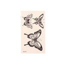 1Sheet Waterproof Temporary Tattoo Sticker 3D Butterfly Theme Fake Tattoo for Women Body Leg Arm Art
