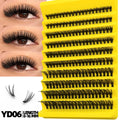 Cluster Lashes Mixed Tray Individual Eyelashes 3D Volume Eye Lashes Soft Natural Lashes Makeup Tools