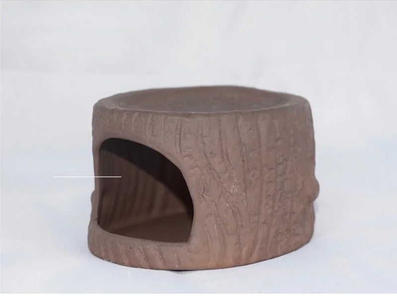 Fish Tank Landscaping Clay Pot Shrimp Cixi Dodging Tank Breeding Fish Nest Shaped Rock Aquarium Supplies