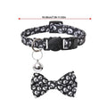 Dog Collar With Bowtie Halloween Removeable Bow Tie With Ringing Bell Dogs Cats Costumes Accessories For Traveling Photography