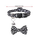 Dog Collar With Bowtie Halloween Removeable Bow Tie With Ringing Bell Dogs Cats Costumes Accessories For Traveling Photography