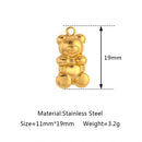 3Pcs/Lot Christmas Candy/Xmas Tree/Gingerbread Bear/Snow House Charms Pendant For Bracelet Necklace Earrings DIY Jewelry Making