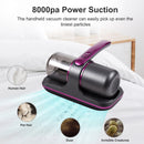 100W Mattress Vacuum Cleaner Handheld Cordless UV Bed Vacuum Cleaner Built-in Battery for Cleaning Mattress Bed Pillows Clothes