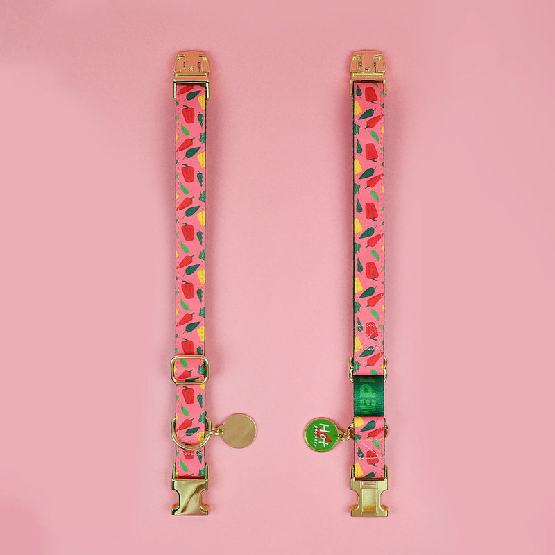 1 Pcs Valentine's Day and New Year Gifts Cute Pet Collar With Pendant Double-Sided Printed Pet Dog And Cat Pet Adjustable Collar