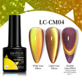 LILYCUTE 7ML 9D Cat Magnetic Gel Polish Set Semi Permanent Soak Off UV LED Glitter Nails Magnet Stick Black Gel Needed