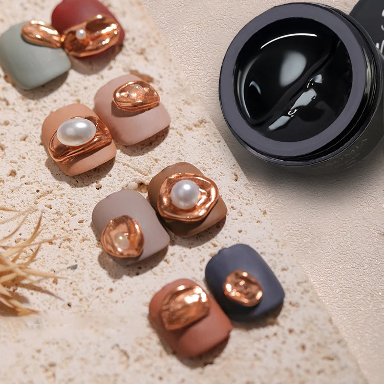 Non stick hand Extension gel Soft Solid Gel Polish 3D Multigel Stereoscopic Carved Gel Soak Off UV LED Nail Painting Sculpture