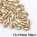 5-20pcsAcrylic Gold Plated Color Conch Sea Shell Charms Pendants Beads Jewelry Making Accessories DIY Handmade Necklace Bracelet