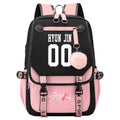 New Street BoyUSBBackpack Animation School Bag Teenagers Canvas Notebook Backpack