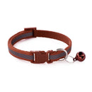 Reflective Cat Collar Safety Buckle with Bell Breakaway Pet Small Dog Collier Chain Necklace Personalized for Gatos Kitten Perro