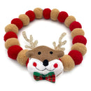 20pcs Christmas Cute Ball Collars Small Dog Bow Ties Neckties Dog Supplies Grooming Accessories for Small Middle Large Dog