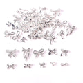 TSZS 10pcs Luxury Kawaii Bow Nail Art Charms 3D Japanese Alloy Bow Tie Jewelry Nail Rhinestone Decoration DIY Access