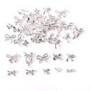 TSZS 10pcs Luxury Kawaii Bow Nail Art Charms 3D Japanese Alloy Bow Tie Jewelry Nail Rhinestone Decoration DIY Access