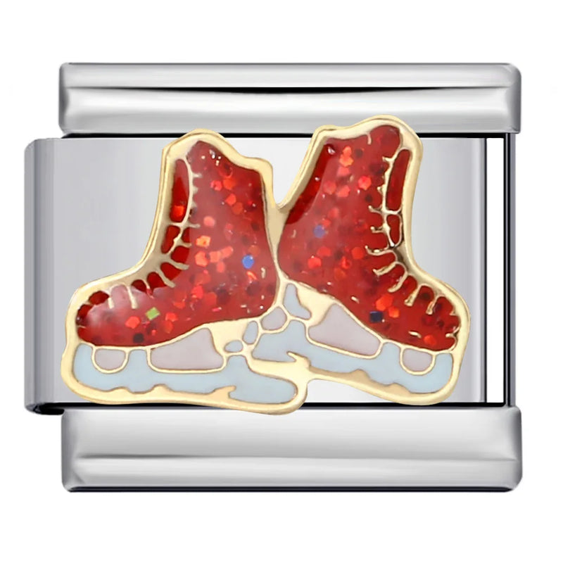 2024 New Christmas Tree gift Snowflake Snowman Old Man Italian charm module Link fit for 9mm bracelet making DIY jewelry