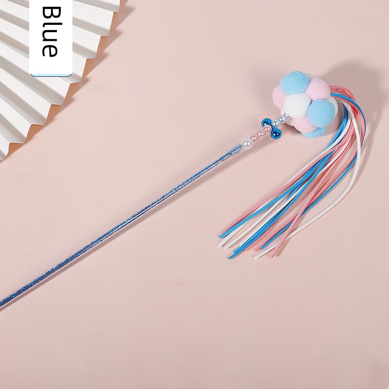 Tassel Long Brush Holder New Arrival Fairy Hair Ball Relieving Stuffy Cat Teaser