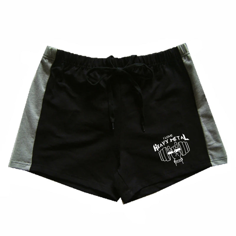 Men's summer cool personalized dumbbell print pattern gym fitness jogging beach leisure comfortable refreshing sports shorts