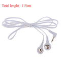 2/4Button 2/4pin Electrotherapy Electrode Lead Electric Shock Wires Cable For Massager Connection Cable Massage And Relaxation