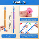 12pcs Heatless Hair Curlers Magic Wave Formers Spiral Hair Rollers Wavy Curlers Women Hairstyle Roller Hair Styling Tools