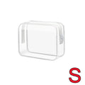Transparent Cosmetic Bag PVC Women Zipper Clear Makeup Bags Beauty Case Travel Make Up Organizer Storage Bath Toiletry Wash Bag