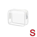 Transparent Cosmetic Bag PVC Women Zipper Clear Makeup Bags Beauty Case Travel Make Up Organizer Storage Bath Toiletry Wash Bag