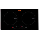 VEVOR 2 Burners Electric Induction Cooktop Stove Hob Built-in Burner Cooker Sensor Touch Control Magnetic Cooker Hot Plate