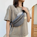 Waist Bag Women Men Waterproof Pocket Fashion Casual Chest Handbag Unisex Sports Travel Purse Plaid Waist Pack Belly Bags Case