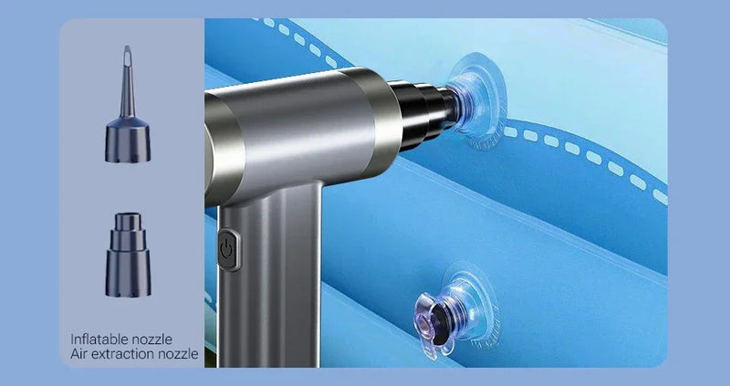 SZUK Electric Air Blower Mini Turbo Jet Fan  High-Speed Turbo Violent Fan Rechargeable Powerful Dust Blower Car vacuum cleaner